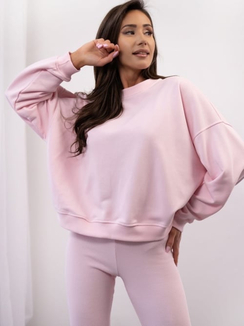Bluza Basic - Jasny róż