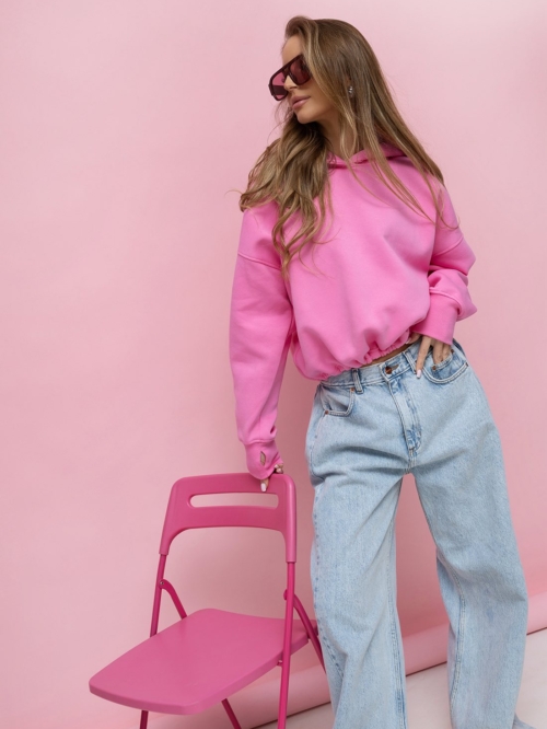 BLUZA DAMSKA MILA Z KAPTUREM - BARBIE