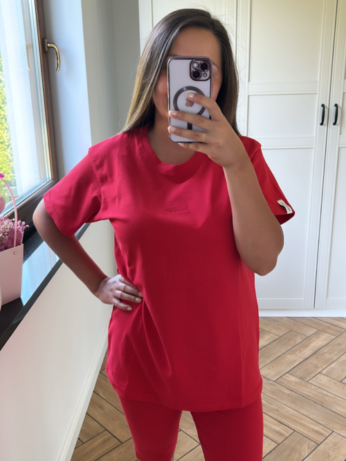 KOMPLET BAWEŁNIANY COMFY MAGENTA LENOSHKA